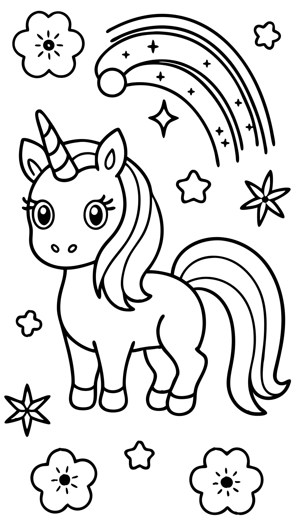 páginas para colorear imprimibles unicornios